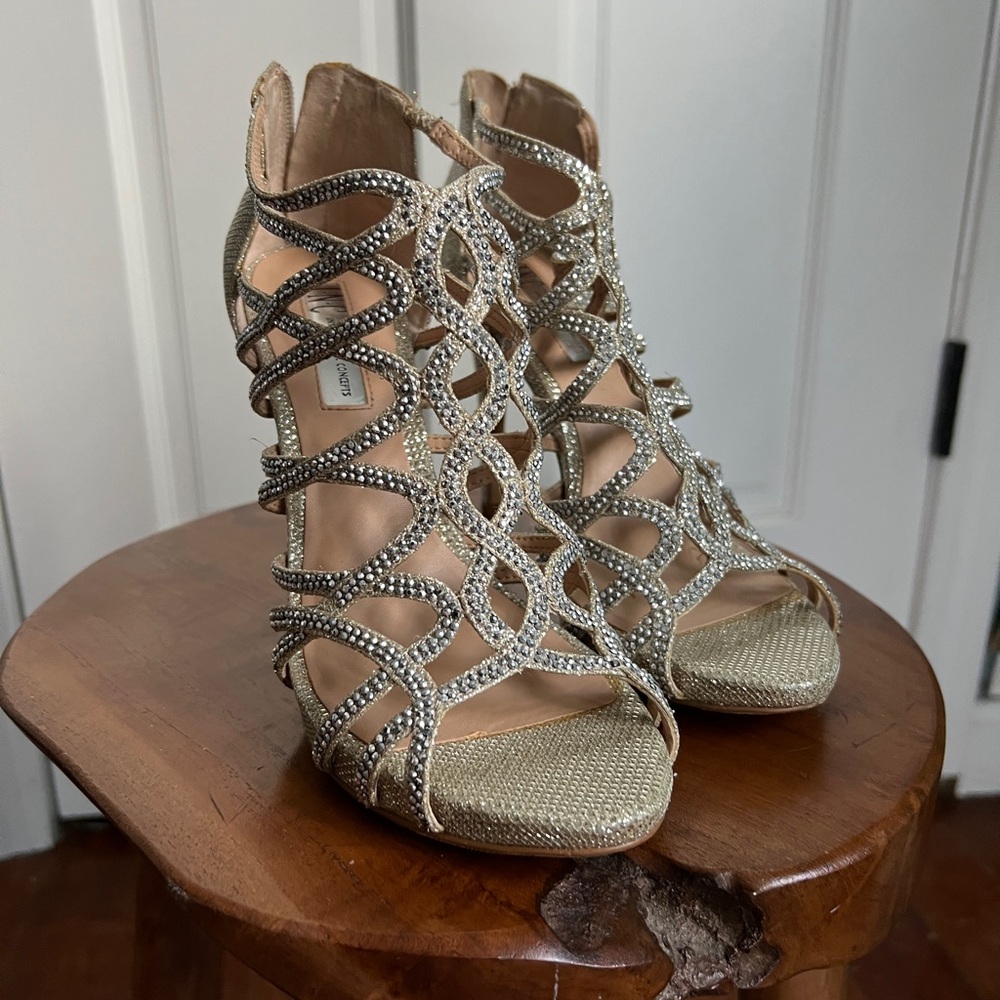 INC Strappy Heels — 7